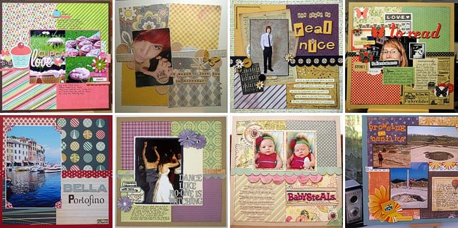 scrapbook page ideas