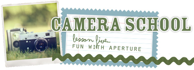 camera school :: fun with aperture