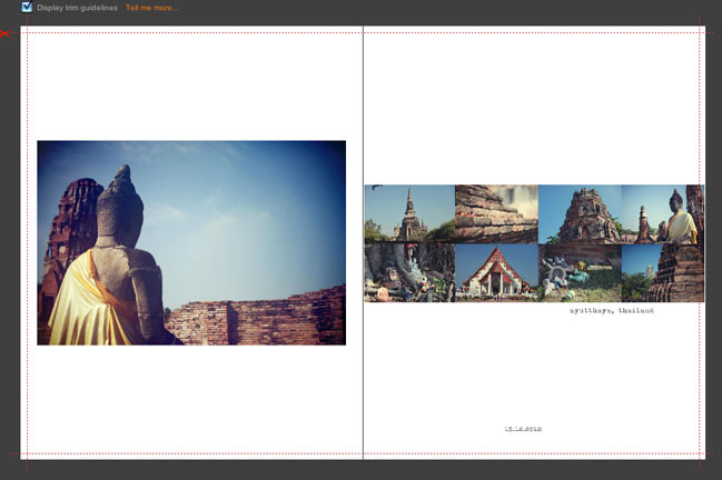 making a photobook from travel photos