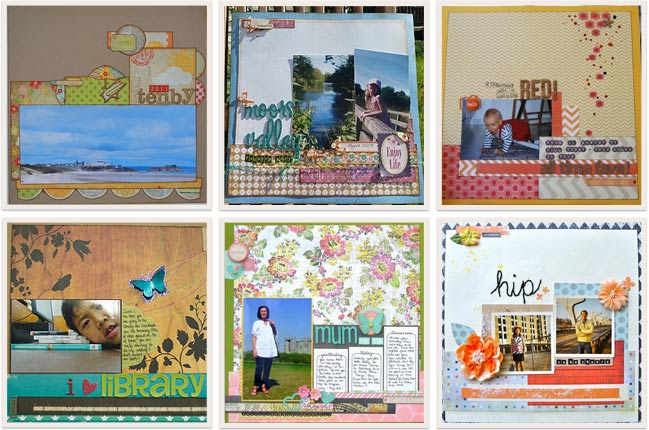 scrapbook page ideas