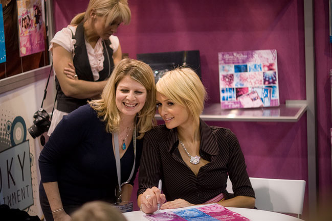 Paris Hilton debuts scrapbooking supplies Paris Hilton debuts scrapbooking supplies