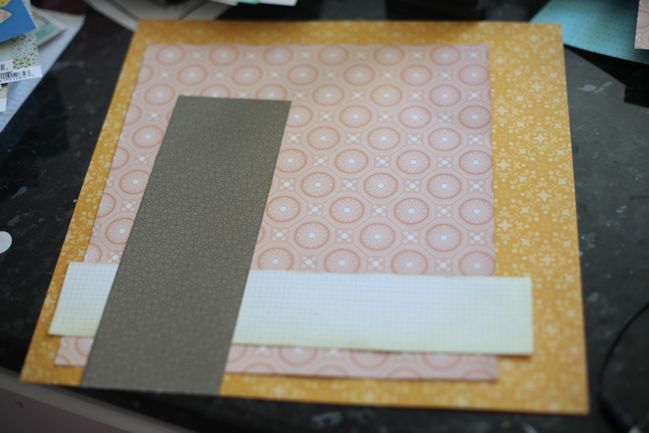 scrapbook page starter