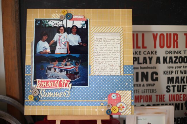 scrapbook page :: kansas city summers