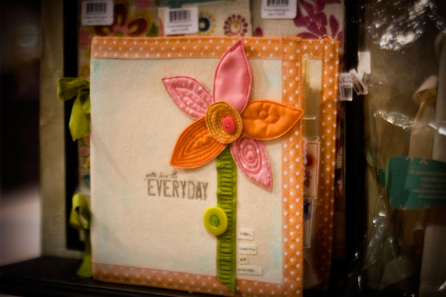 fabric scrapbook