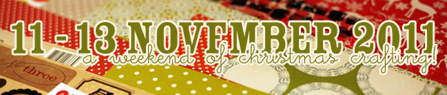 online christmas crafting and scrapbooking weekend