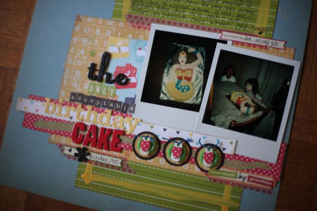 scrapbooking old polaroids :: detail