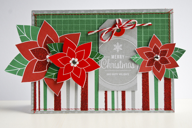 christmas card tutorial by pam brown @ shimelle.com