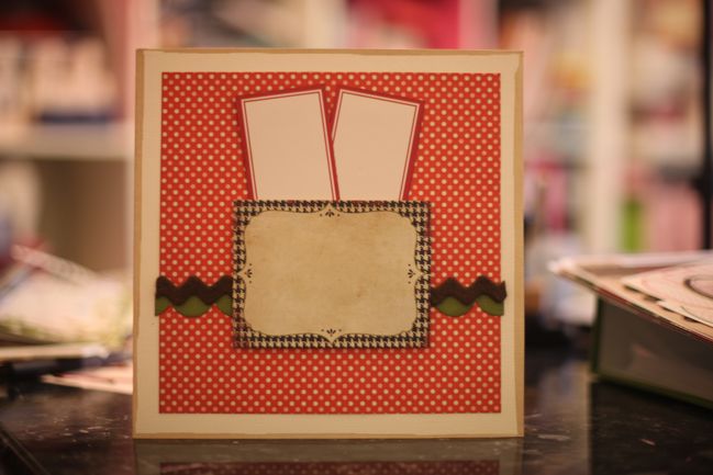 christmas scrapbook page