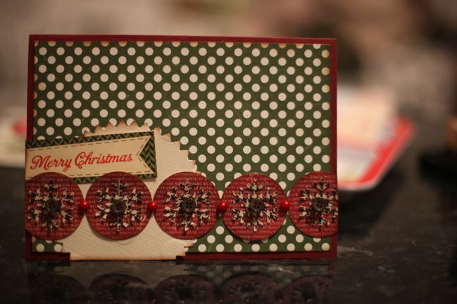 handmade christmas card