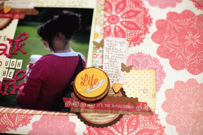 scrapbook page detail