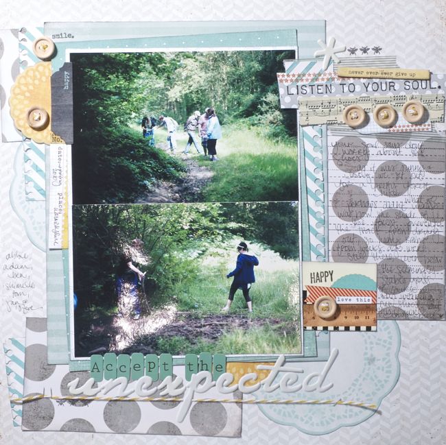 Glitter Girl picks a pack of patterned paper scrapbooking video