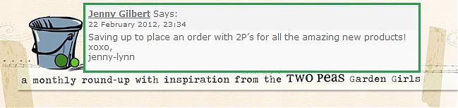 Two Peas Gift Cert