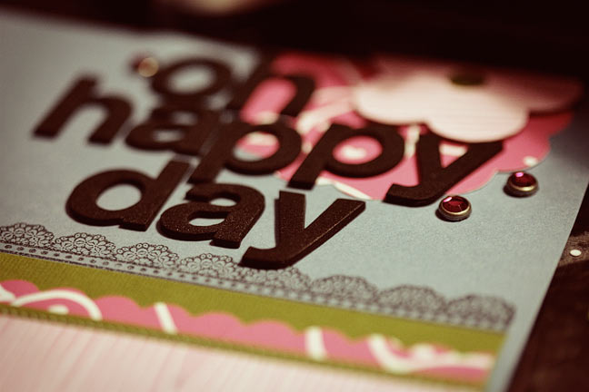scrapbooking class page