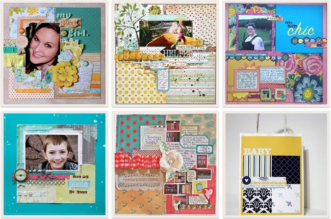 scrapbook pages from starting points