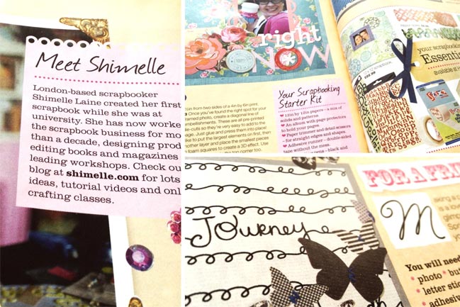 scrapbooking in hobbycraft magazine