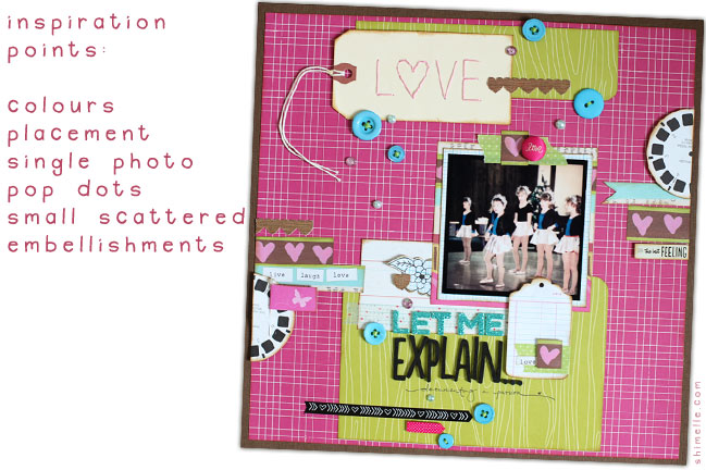 scrapbook page by shimelle laine