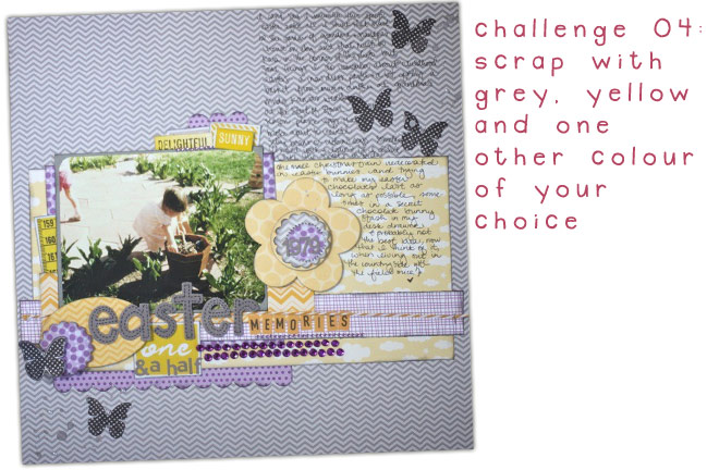 scrapbooking challenge