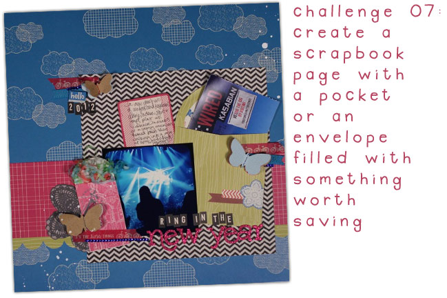 scrapbooking challenge :: pockets and envelopes