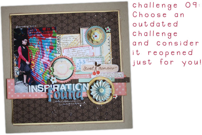 scrapbooking challenge