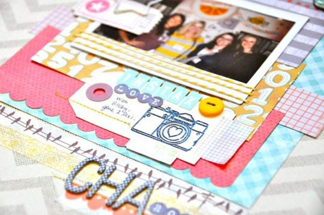 scrapbook page by amy tan