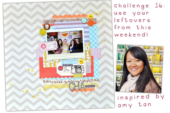 scrapbooking challenge inspired by amy tangerine