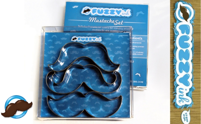 Mustache Cookies