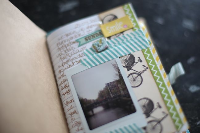 mini travel scrapbook