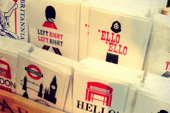 london letterpressed cards