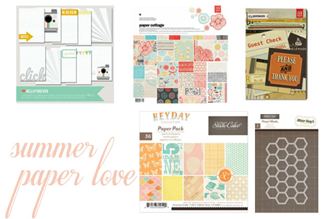 scrapbooking supplies