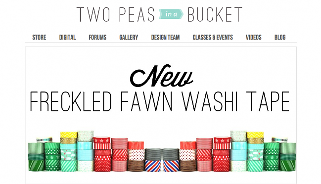 new look Two Peas in a Bucket scrapbooking site