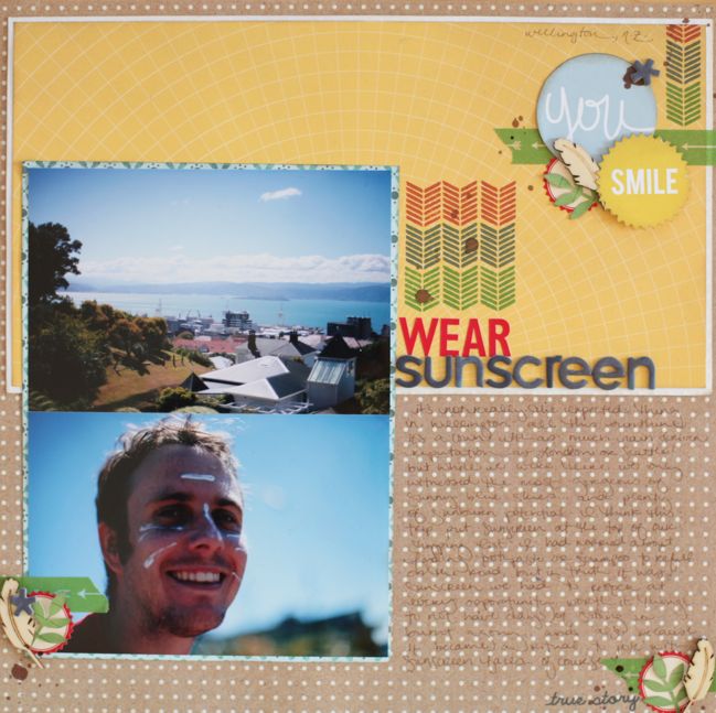 scrapbook page by shimelle laine @ shimelle.com