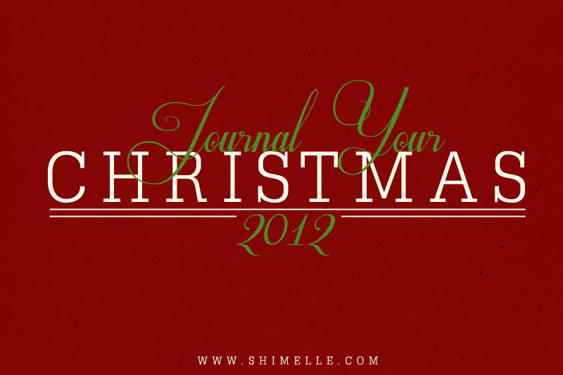 Journal Your Christmas with Shimelle Miss Dotty Loves…