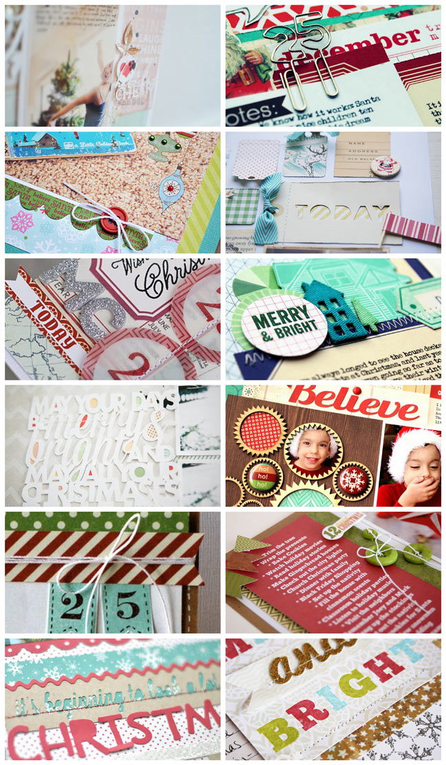 scrapbook pages by the garden girls