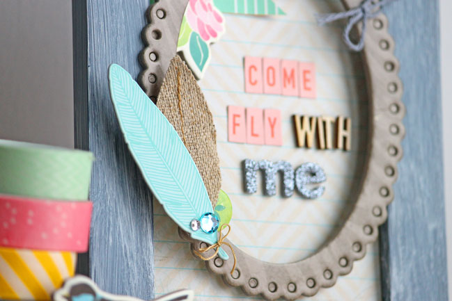 five ideas for crafting with paper feathers by angie gutshall @ shimelle.com