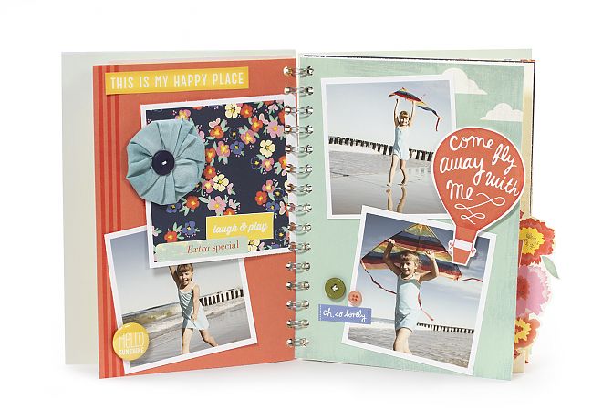 Dear Lizzy Lucky Charm Daybook scrapbook