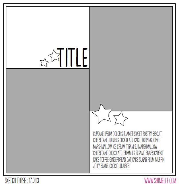 scrapbook sketch by shimelle laine @ shimelle.com scrapbook sketch by shimelle laine @ shimelle.com