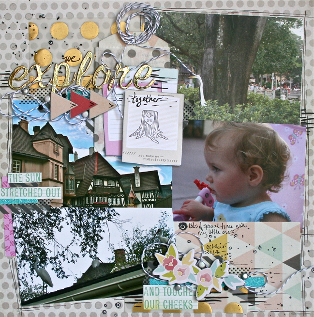 scrapbook page by ashli oliver @ shimelle.com