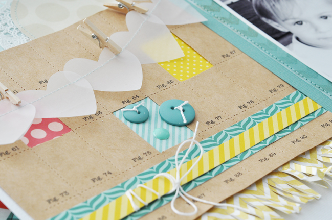 scrapbooking tutorial by Jennifer Gallacher @ shimelle.com