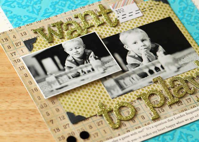scrapbooking tutorial by Kandis Smith @ shimelle.com