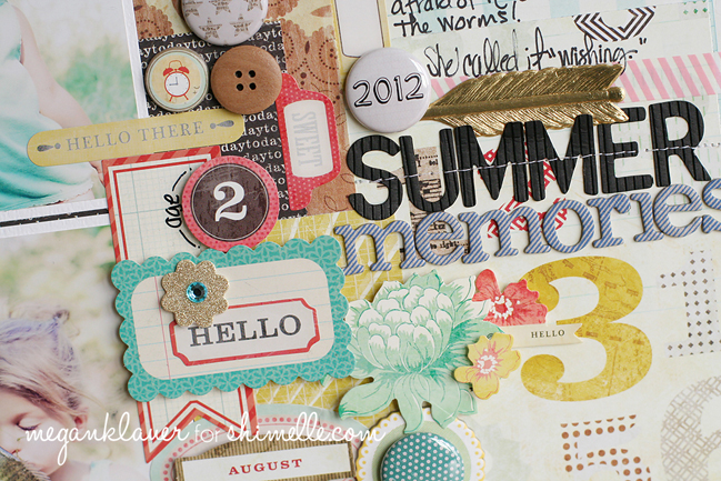 scrapbook page by megan klauer @ shimelle.com