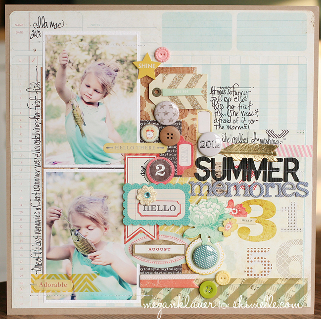 scrapbook page by megan klauer @ shimelle.com