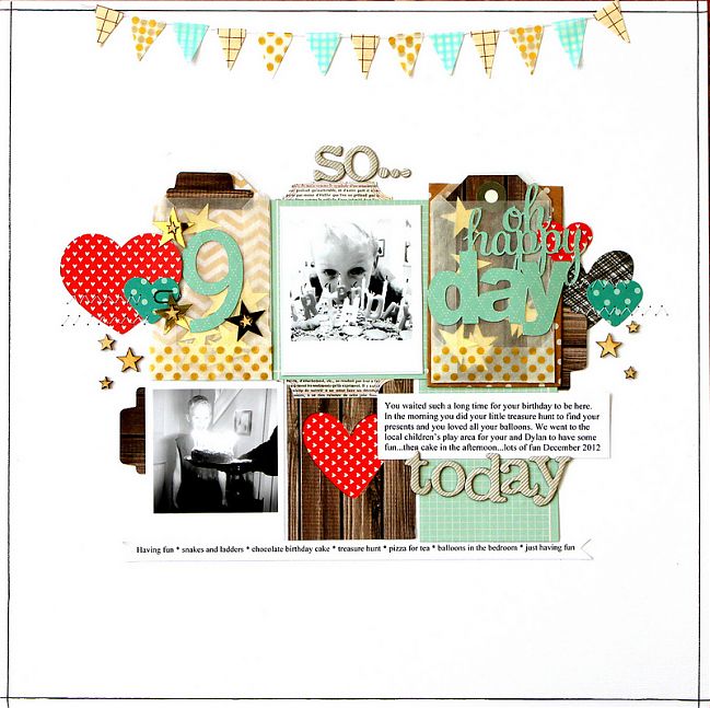 scrapbooking tutorial by Wendy Mckee @ shimelle.com