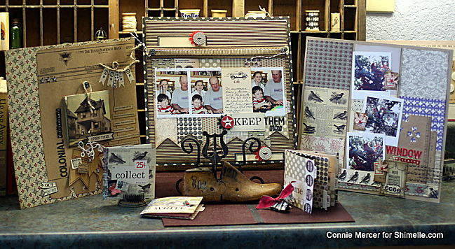 scrapbooking tutorial by Connie Mercer @ shimelle.com