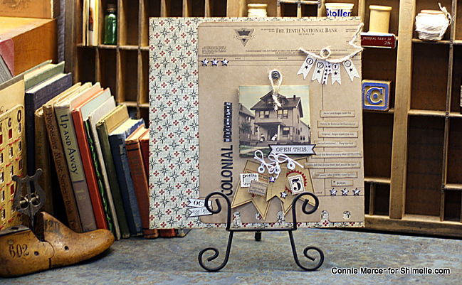 scrapbooking tutorial by Connie Mercer @ shimelle.com