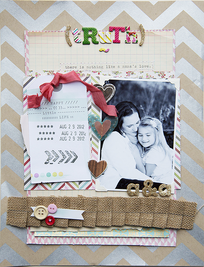 scrapbook page by Becky Novacek @ shimelle.com