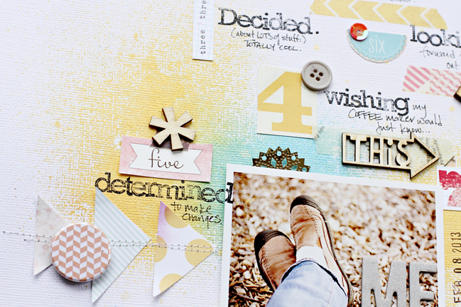 scrapbooking tutorial by Corrie Jones @ shimelle.com