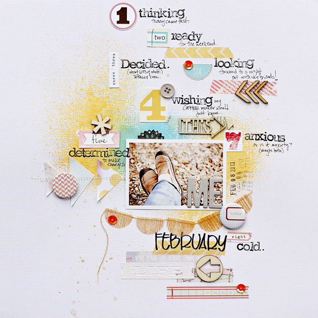 scrapbooking tutorial by Corrie Jones @ shimelle.com