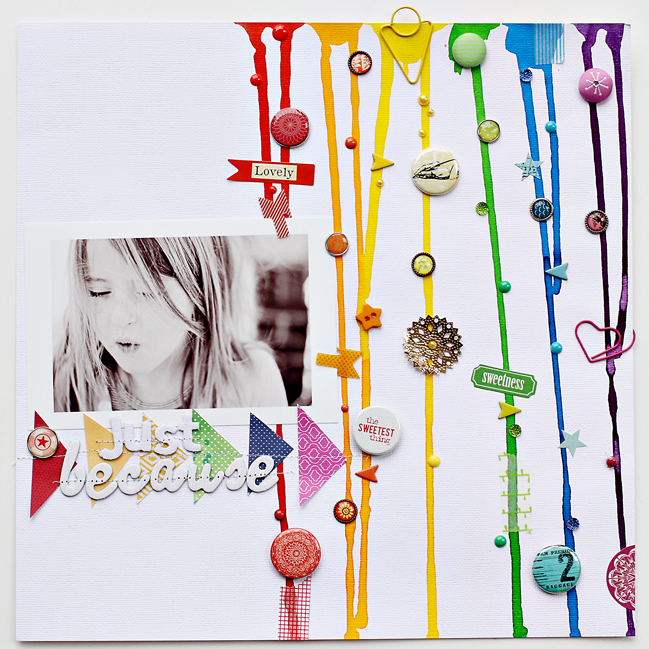 scrapbooking tutorial by Corrie Jones @ shimelle.com