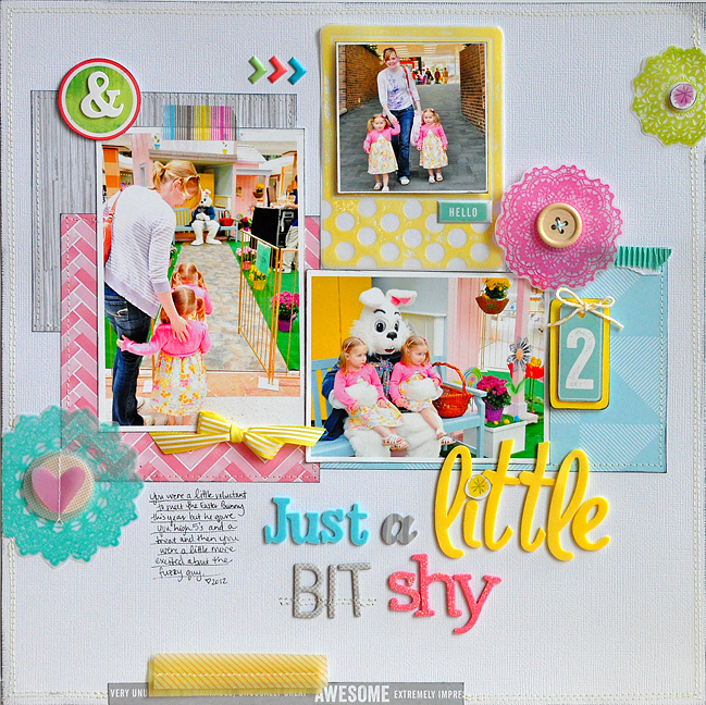 scrapbooking tutorial by Jill Cornell @ shimelle.com