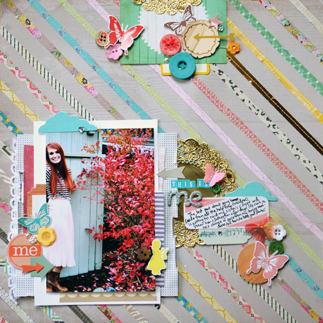 scrapbook page by Paige Evans @ shimelle.com